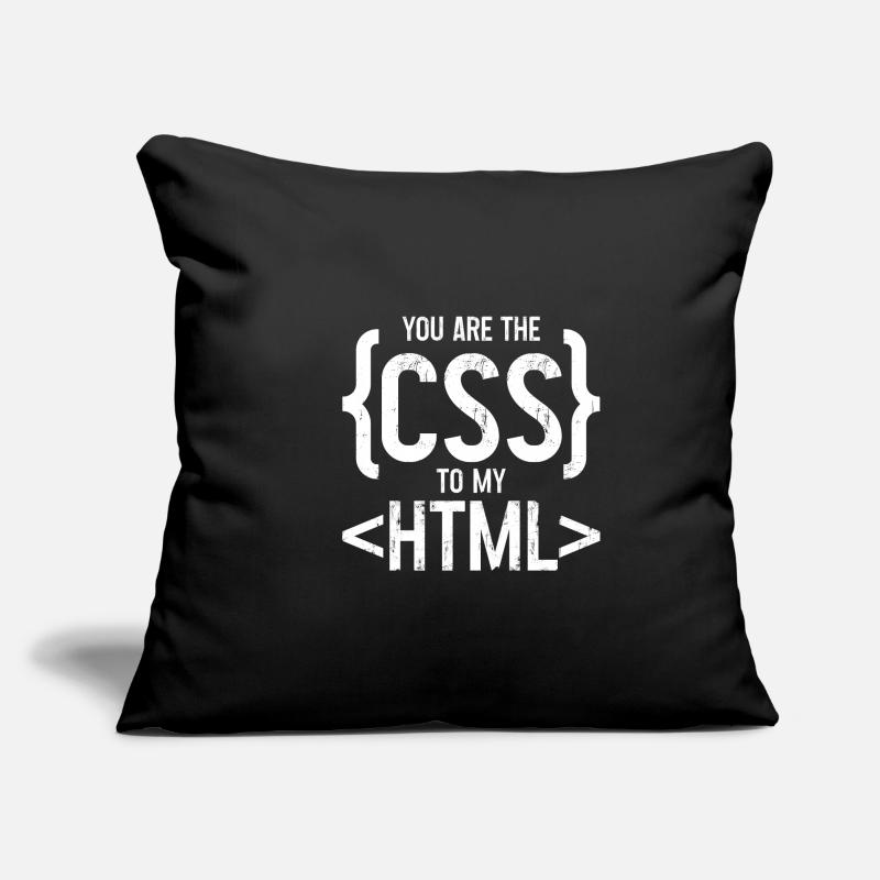 You Are The CSS To My HTML 3 Sofakissenbezug 45 x 45 cm