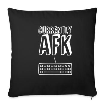 Currently Afk 2 - Sofakissenbezug 45 x 45 cm - Schwarz - Vorne