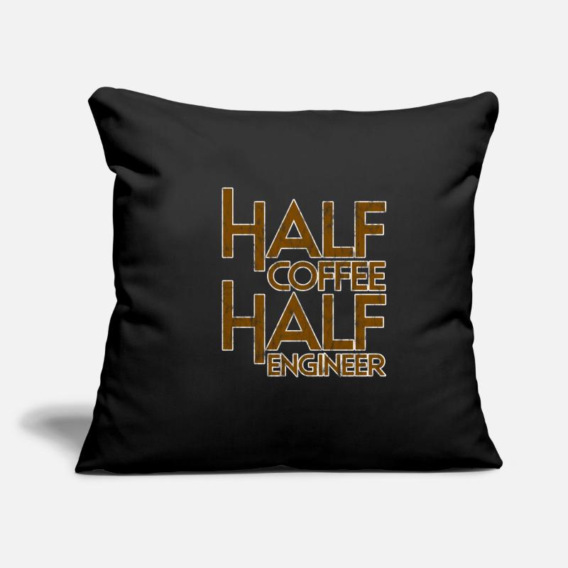 Half Coffee Half Engineer 3 Sofa pillowcase 17,3'' x 17,3'' (45 x 45 cm)