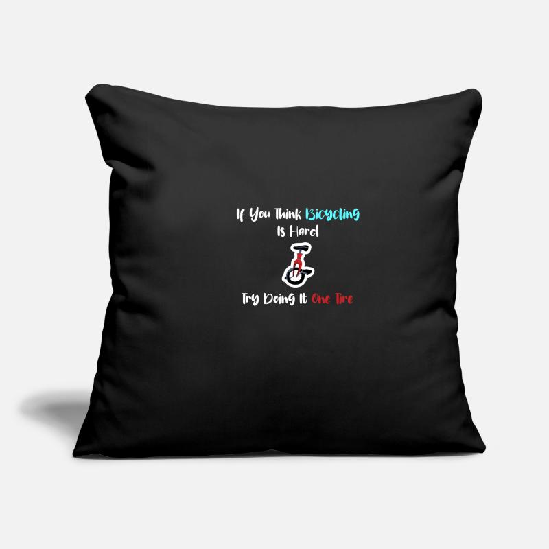 Si vous pensez que le cyclisme est difficile, essayez Housse de coussin décorative 45 x 45 cm