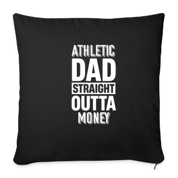 Athletischer Vater Direkt Aus Dem Geld, - Sofakissenbezug 45 x 45 cm - Schwarz - Vorne