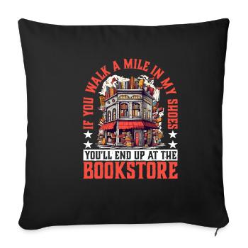 If You Walk A Mile In My Shoes 6 - Sofa pillowcase 17,3'' x 17,3'' (45 x 45 cm) - black - Front
