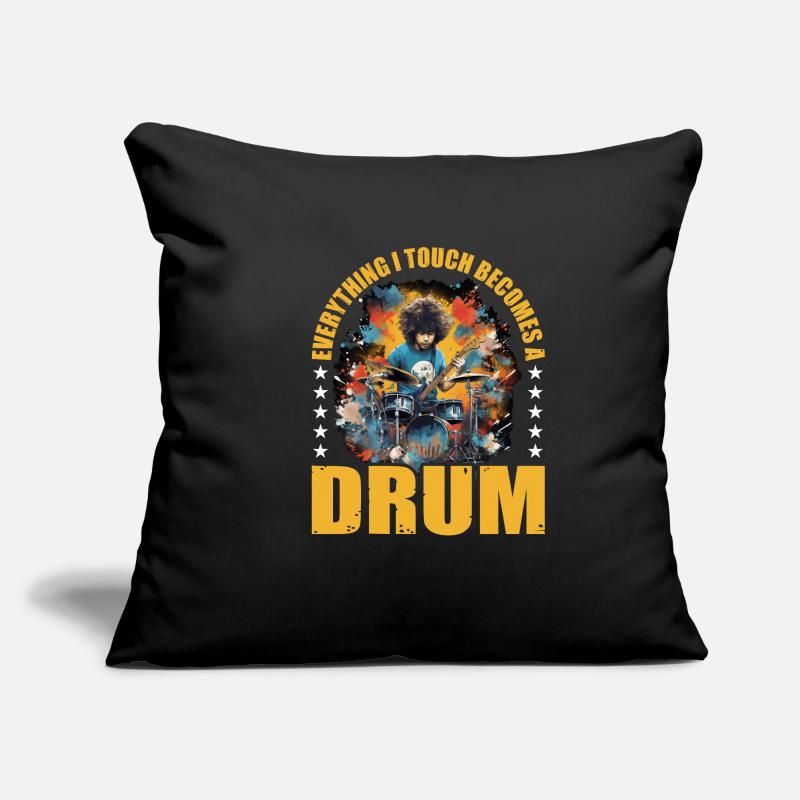 Everything I Touch Becomes A Drum 21 Sofa pillowcase 17,3'' x 17,3'' (45 x 45 cm)