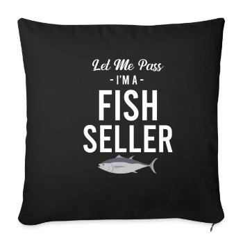 Laisse-moi passer, j'en suis un - Housse de coussin décorative 45 x 45 cm - noir - Devant