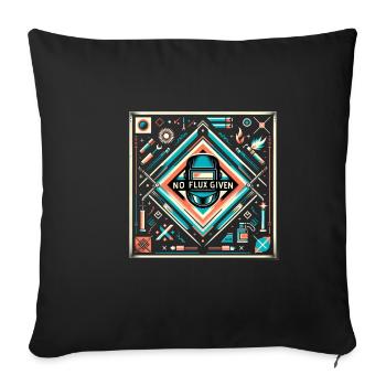 pas de flux donné 11 - Housse de coussin décorative 45 x 45 cm - noir - Devant