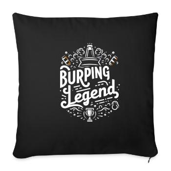 Burping Legend 11 - Sofa pillowcase 17,3'' x 17,3'' (45 x 45 cm) - black - Front