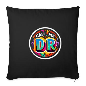 Call Me Dr 37 - Sofakissenbezug 45 x 45 cm - Schwarz - Vorne