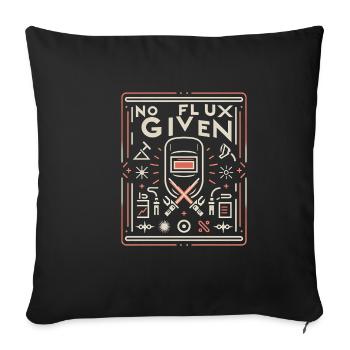 Pas de flux donné 14 - Housse de coussin décorative 45 x 45 cm - noir - Devant