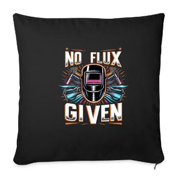 Pas de flux donné 21 - Housse de coussin décorative 45 x 45 cm - noir - Devant
