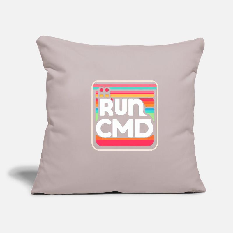 Exécuter Cmd 35 Housse de coussin décorative 45 x 45 cm