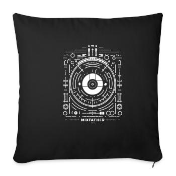The Mixfather 10 - Sofa pillowcase 17,3'' x 17,3'' (45 x 45 cm) - black - Front