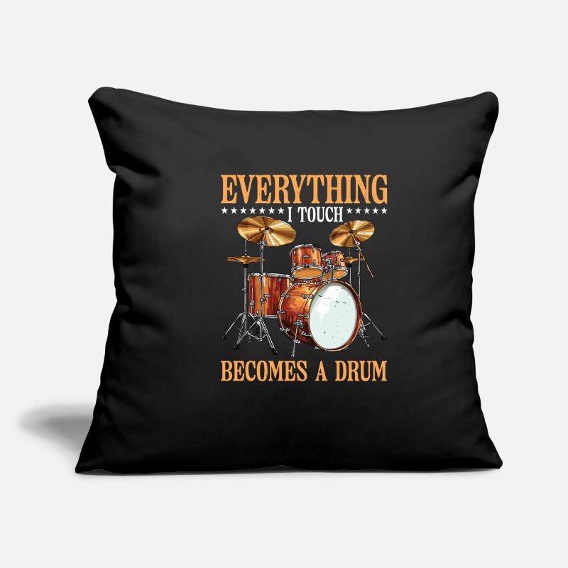 Everything I Touch Becomes A Drum 26 Sofa pillowcase 17,3'' x 17,3'' (45 x 45 cm)