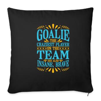 Goalie Gear Goalkeeper Definition 11 - Sofakissenbezug 45 x 45 cm - Schwarz - Vorne