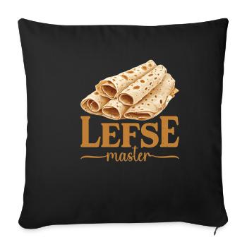 Lefse Master 32 - Sofa pillowcase 17,3'' x 17,3'' (45 x 45 cm) - black - Front