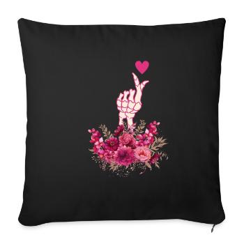 K-Drama Lover Funny KDrama Mom - Sofa pillowcase 17,3'' x 17,3'' (45 x 45 cm) - black - Front
