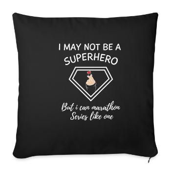 K-Drama Lover Funny KDrama Mom - Sofa pillowcase 17,3'' x 17,3'' (45 x 45 cm) - black - Front