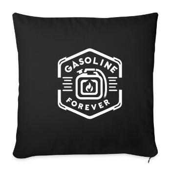 Gasoline Forever 13 - Sofa pillowcase 17,3'' x 17,3'' (45 x 45 cm) - black - Front