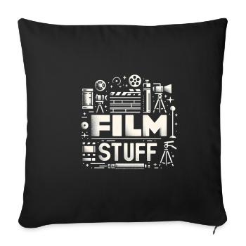 I Film Stuff 20 - Sofa pillowcase 17,3'' x 17,3'' (45 x 45 cm) - black - Front