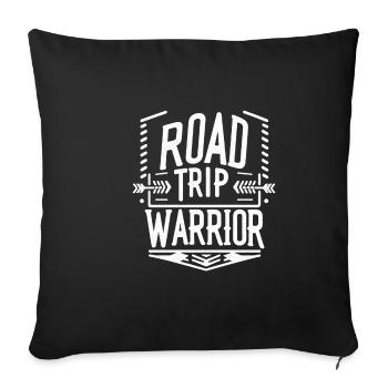 Road Trip Guerrier 5 - Housse de coussin décorative 45 x 45 cm - noir - Devant