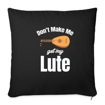 Ne me laisse pas être à moi - Housse de coussin décorative 45 x 45 cm - noir - Devant