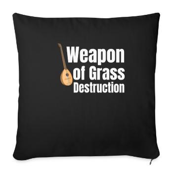Waffe Der Zerstörung Lustige - Sofakissenbezug 45 x 45 cm - Schwarz - Vorne