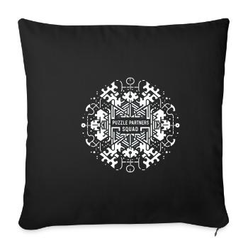 Puzzle Partners Squad 4 - Sofa pillowcase 17,3'' x 17,3'' (45 x 45 cm) - black - Front