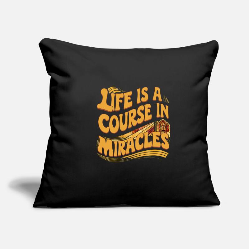 Life Is A Course In Miracles 9 Sofa pillowcase 17,3'' x 17,3'' (45 x 45 cm)