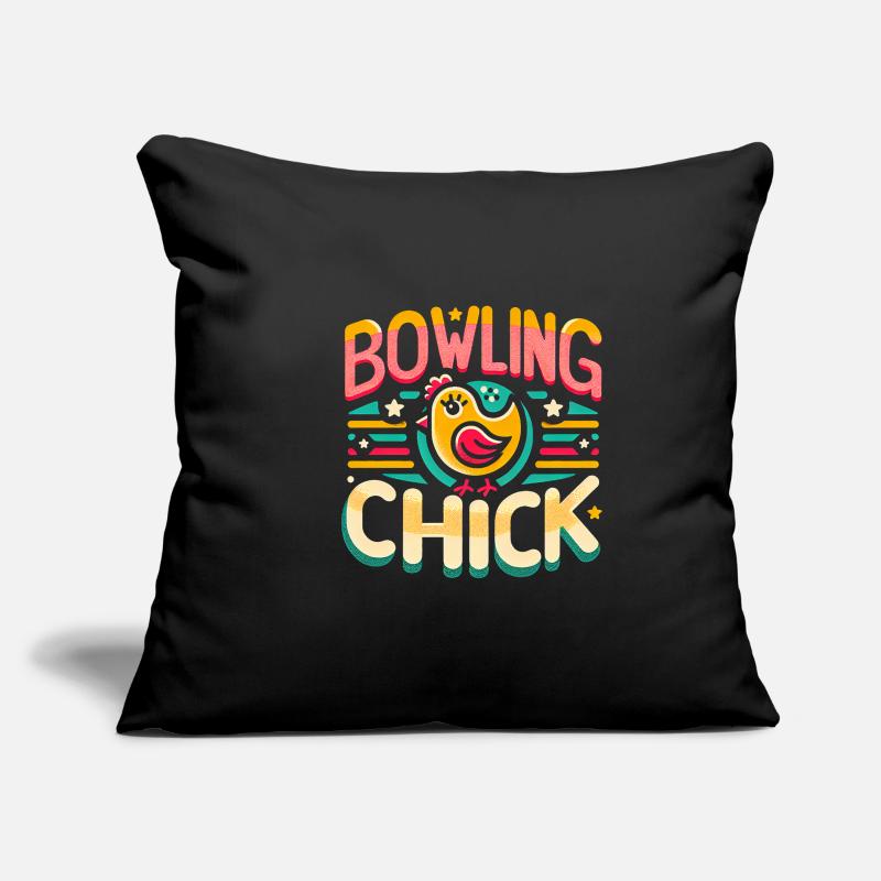 Bowling Chick 17 Sofa pillowcase 17,3'' x 17,3'' (45 x 45 cm)