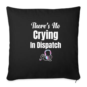 The Dispatch First Responders Service offers - Sofa pillowcase 17,3'' x 17,3'' (45 x 45 cm) - black - Front