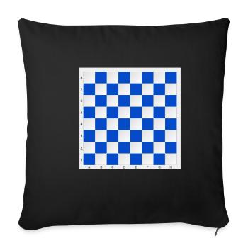 Portable Chess Board - Play Chess Instantly 2 - Sofa pillowcase 17,3'' x 17,3'' (45 x 45 cm) - black - Front