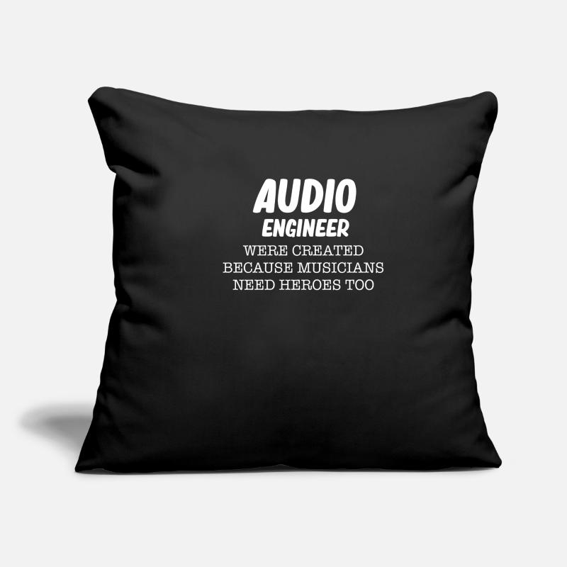 Audio engineers were created because musicians Sofa pillowcase 17,3'' x 17,3'' (45 x 45 cm)