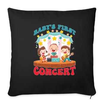 Baby's First Concert 5 - Sofakissenbezug 45 x 45 cm - Schwarz - Vorne