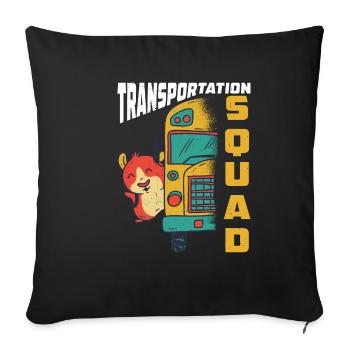 Transportation Squad 7 - Sofakissenbezug 45 x 45 cm - Schwarz - Vorne