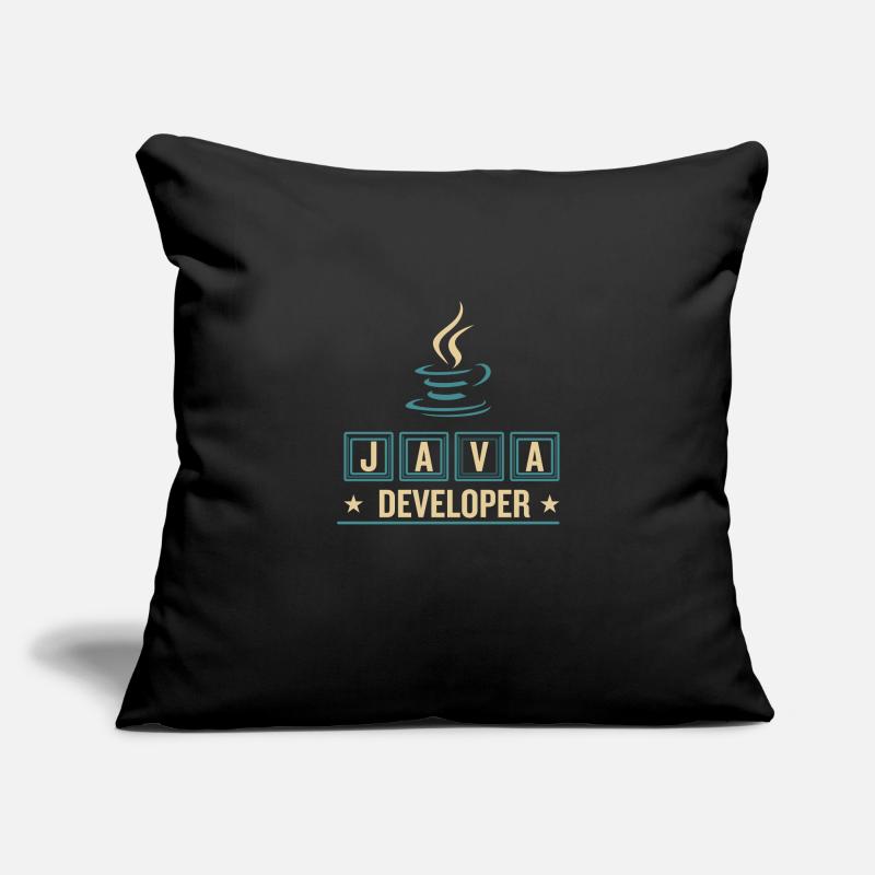 Java Developer Coffee Kaffee Sofa pillowcase 17,3'' x 17,3'' (45 x 45 cm)