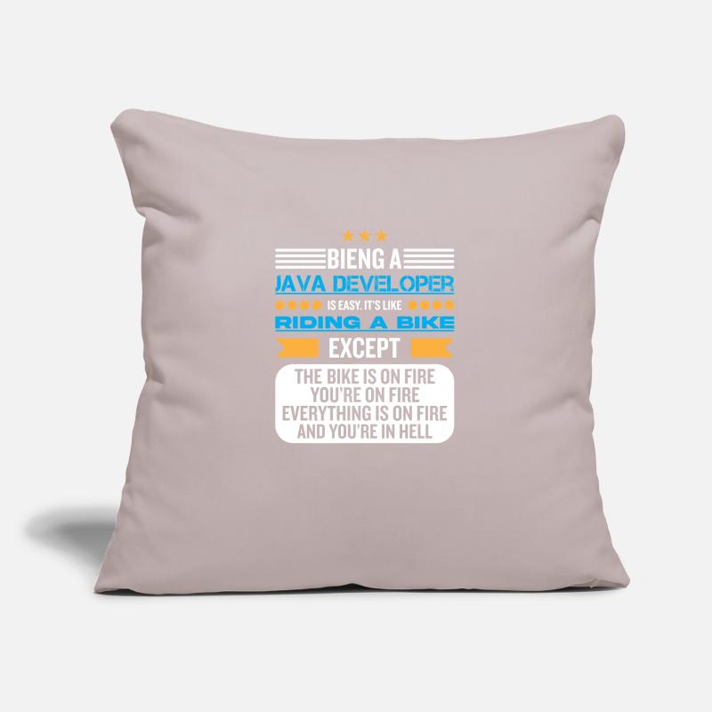 Java Developer Sofa pillowcase 17,3'' x 17,3'' (45 x 45 cm)