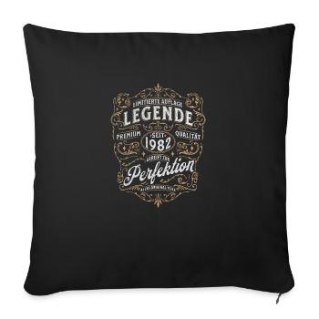 Birthday 41st birthday Frau Mann 1982 Lustig - Sofa pillowcase 17,3'' x 17,3'' (45 x 45 cm) - black - Front