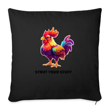 STRUT YOUR STUFF - Sofakissenbezug 45 x 45 cm - Schwarz - Vorne