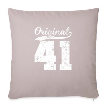 41 Original 83 Ans Homme Femme Anniversaire - Housse de coussin décorative 45 x 45 cm - taupe clair - Devant