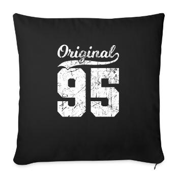 95 Original 29 Ans Homme Femme Anniversaire - Housse de coussin décorative 45 x 45 cm - noir - Devant