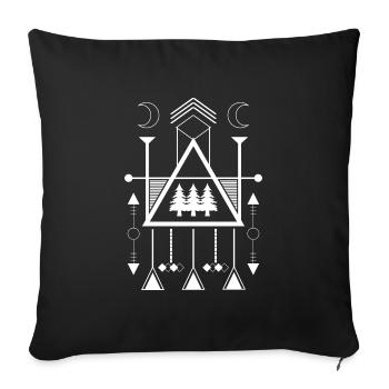 Icon Element Mystical - Sofa pillowcase 17,3'' x 17,3'' (45 x 45 cm) - black - Front