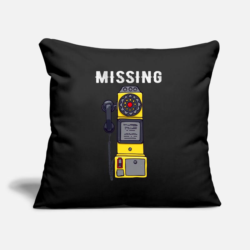 Missing Pay Phone Retro Missing Pay Phone Funny Sofa pillowcase 17,3'' x 17,3'' (45 x 45 cm)