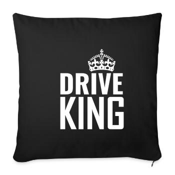 Conducteurs - Housse de coussin décorative 45 x 45 cm - noir - Devant