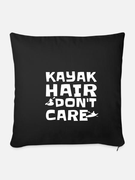 Kayak - Sofakissenbezug 45 x 45 cm - Schwarz