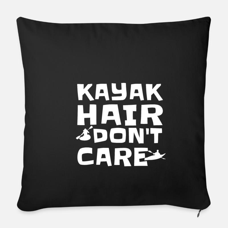 Kayak - Sofakissenbezug 45 x 45 cm - Schwarz