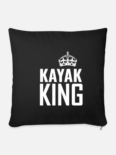 Kayak - Sofakissenbezug 45 x 45 cm - Schwarz