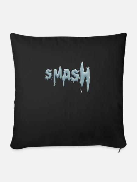 Smash - Sofakissenbezug 45 x 45 cm - Schwarz