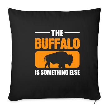 Autre cadeau Bulldogger - Housse de coussin décorative 45 x 45 cm - noir - Devant