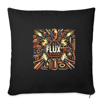 Pas de flux donné 17 - Housse de coussin décorative 45 x 45 cm - noir - Devant