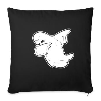 Drôle de fantôme Drôle et joker poison - Housse de coussin décorative 45 x 45 cm - noir - Devant