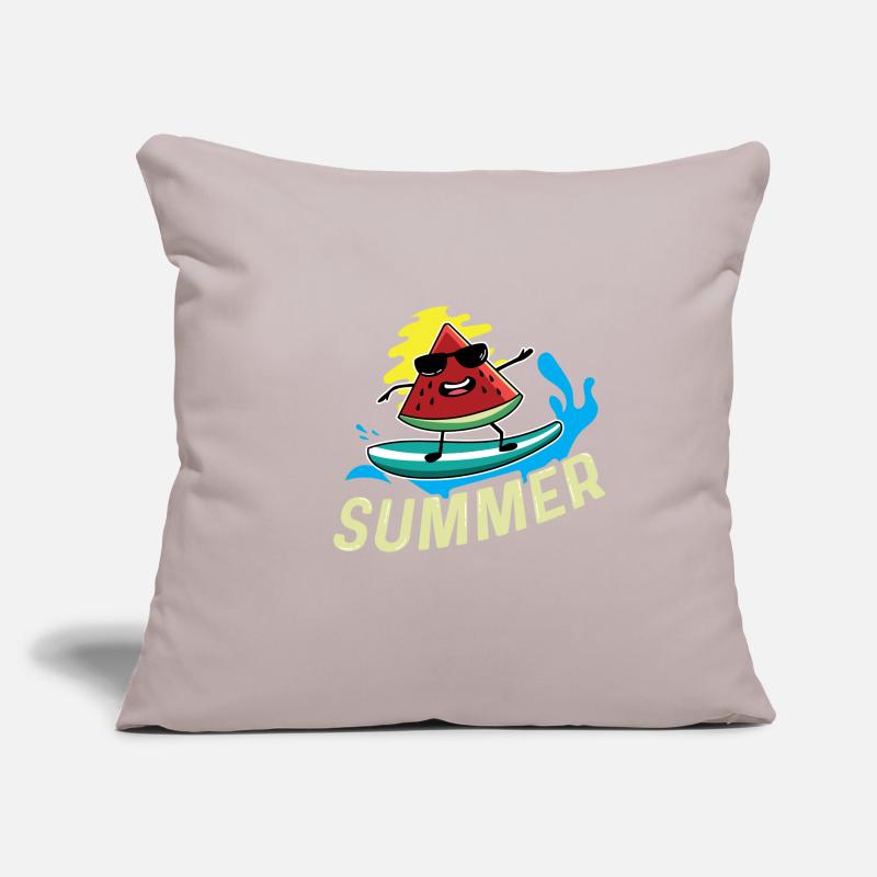 Surfer -Wassermelone Surfer oder Schwimmer Geschen Sofakissenbezug 45 x 45 cm
